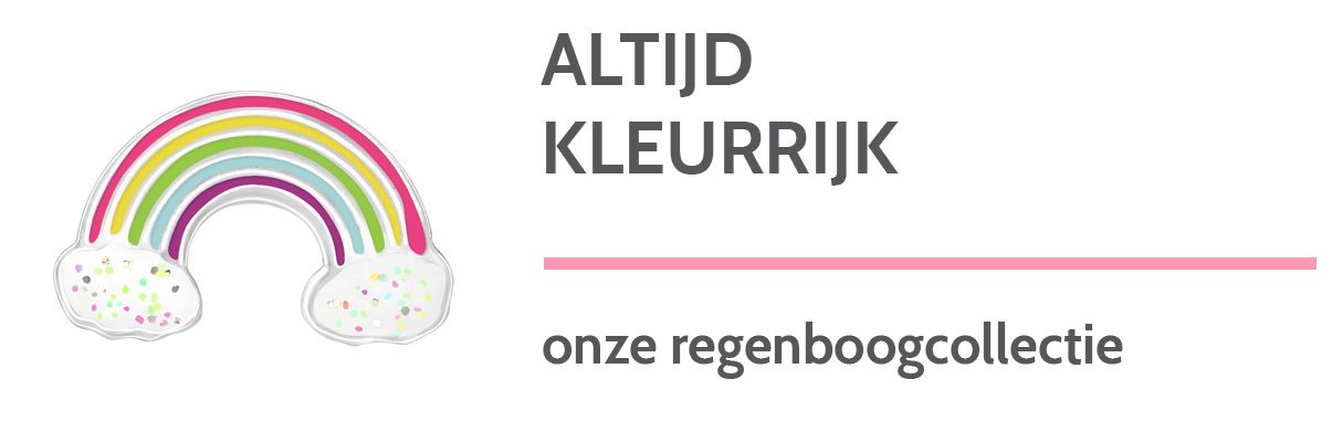 Uitgebreide betaalbare regenboogcollectie
